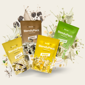 BlendyPack mix sobre fondo blanco.